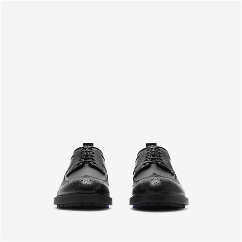 burberry doherty brogues|Leather Loch Brogues in Black .